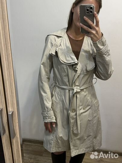 Тренч бежевый 42