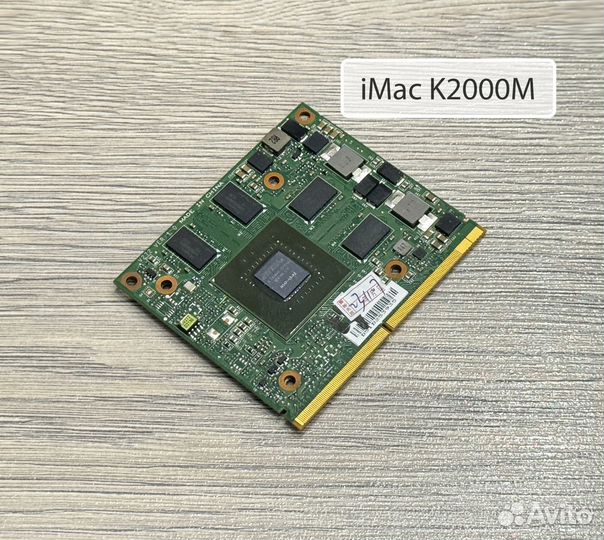 Видеокарта nvidia Quadro K2000M 2gb для iMac