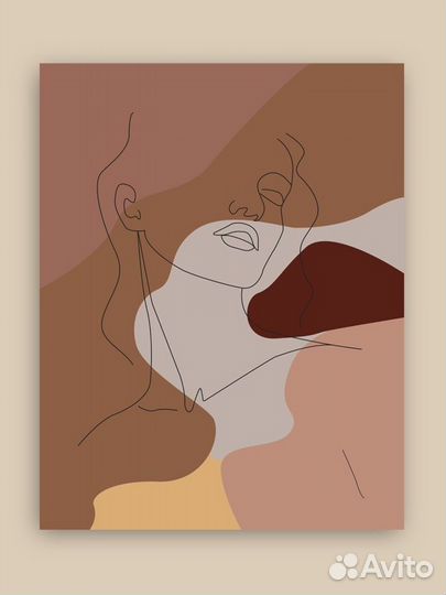 Картина дизайнерская на холсте 30х40