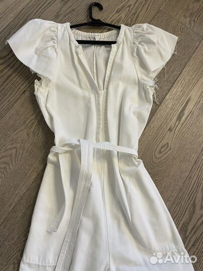 Джинсовый комбинезон zara