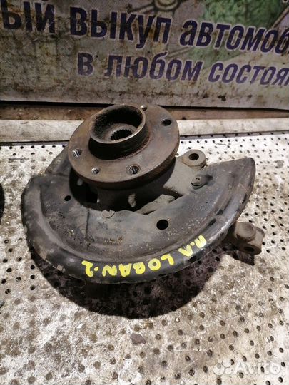 Кулак поворотный передний правый Renault Logan