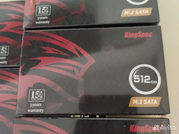 Новый ssd m.2 SATA kingspec 512Gb