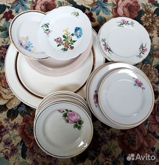 Тарелки времён СССР