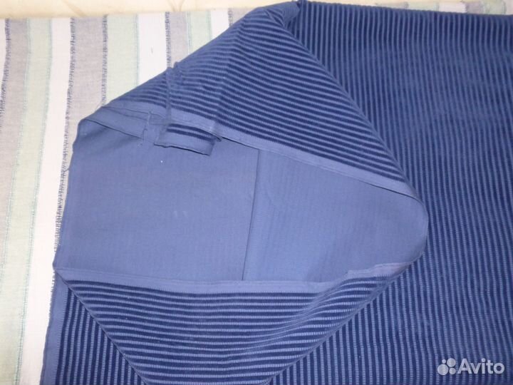 Вельвет СССР синий