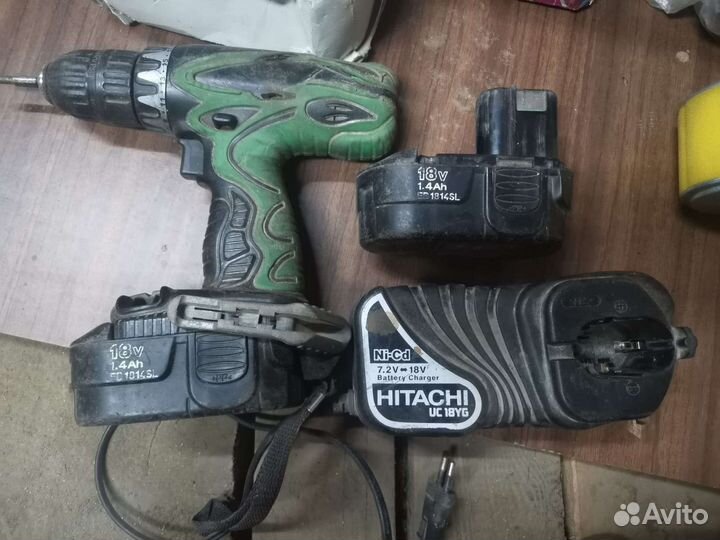 Шуруповерт hitachi 18