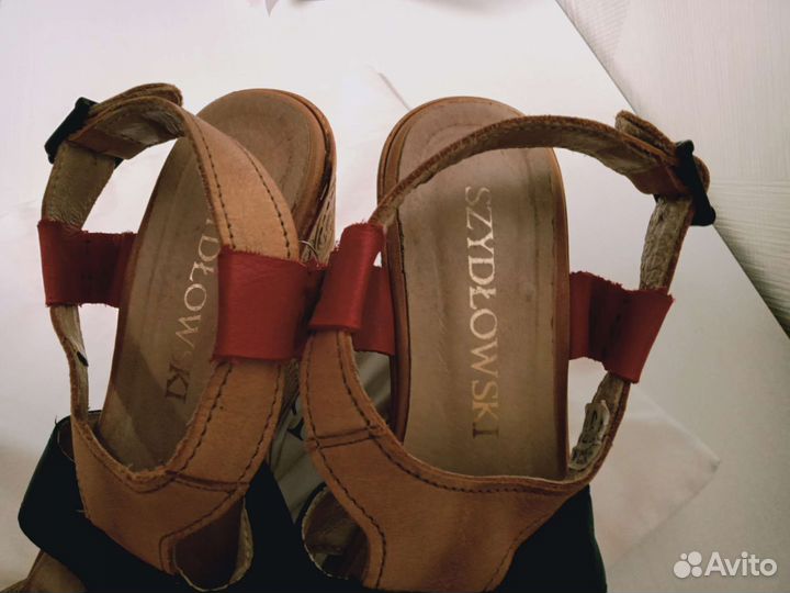 Босоножки женские 38 размер кожа