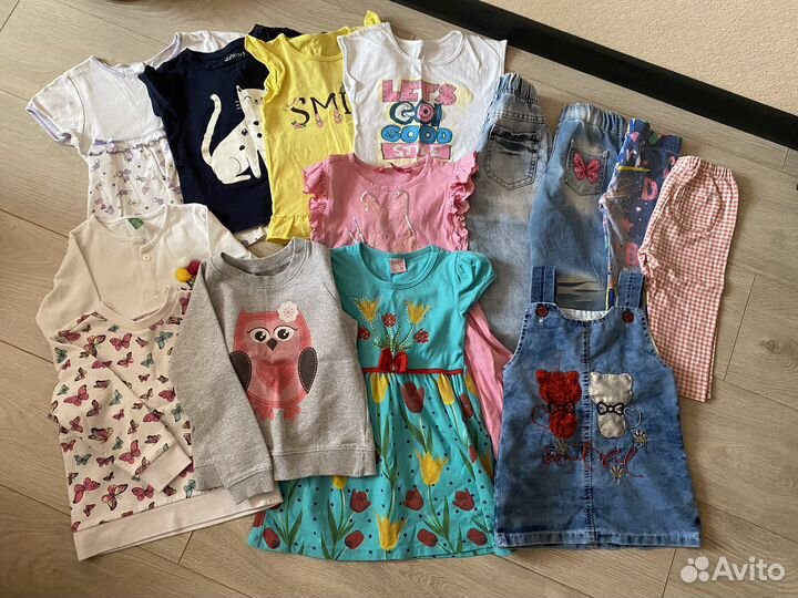 Пакет вещей для девочки 98-104 размера