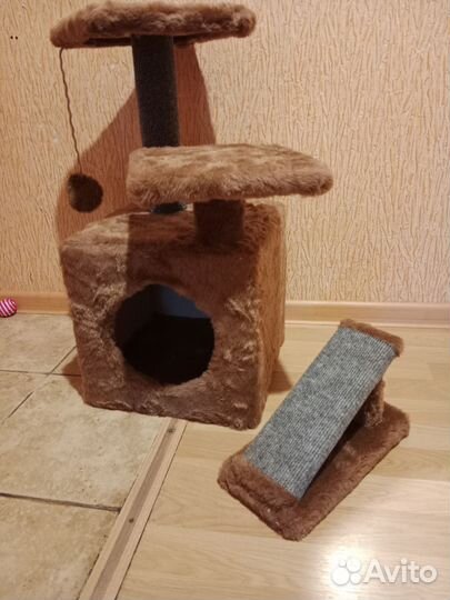 Домик, когтеточка для кошек