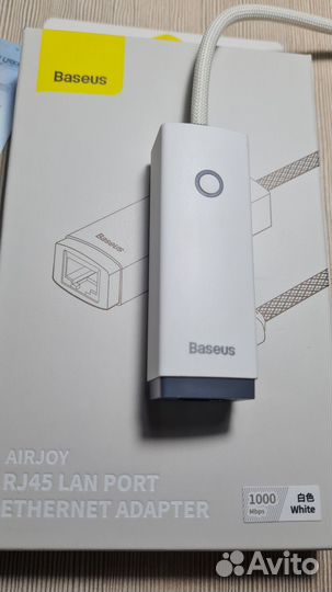 Lan адаптер usb rj45 baseus 1000 mb интернет