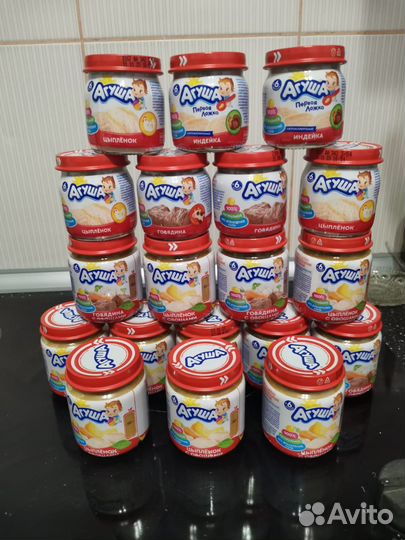 Мясные пюре Агуша