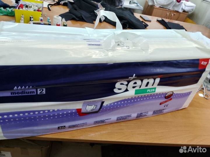 Памперсы для взрослых seni plus