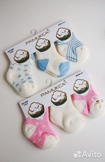 Муслиновая пеленка + носочки