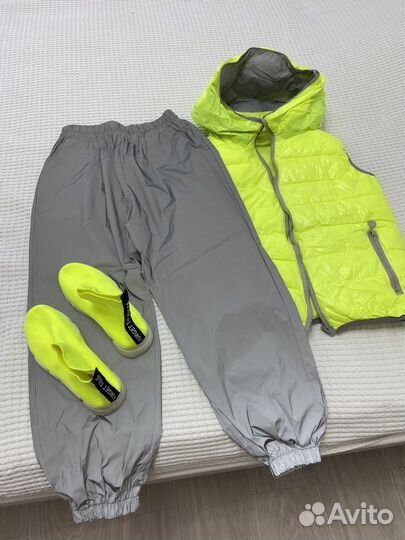 Комплект яркий кислотный светоотрожающий яркий