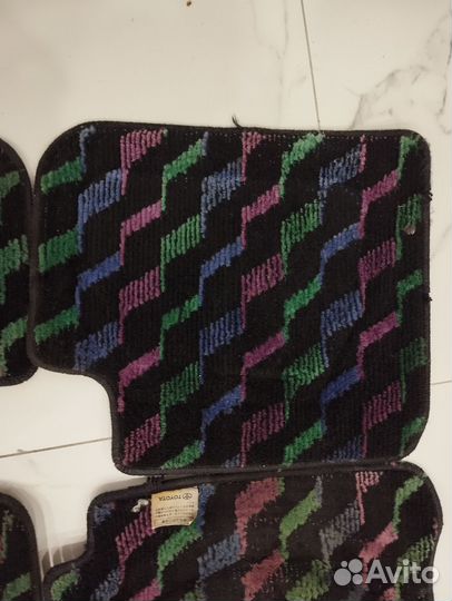 Оригинальные ворсовые коврики toyota caldina 190