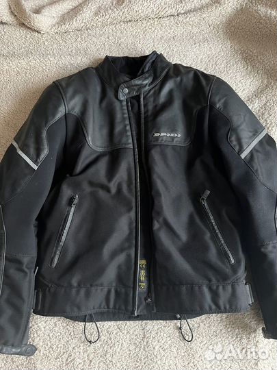 Мотокуртка кожаная 52