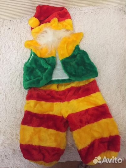 Новогодний костюм гномик и собака