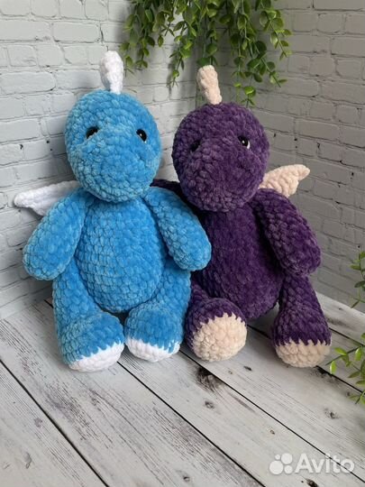 Вязаные игрушки дракончики