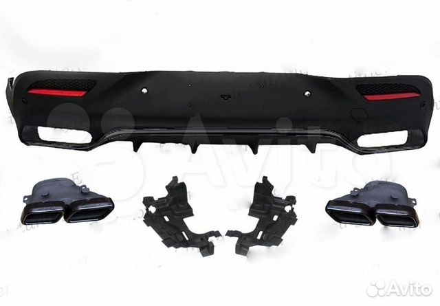 Задний диффузор Mercedes C292 GLE-Coupe 6.3 AMG