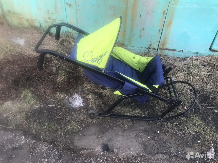 Детские санки коляска