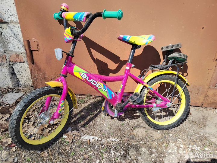 Детский велосипед 4х колесный