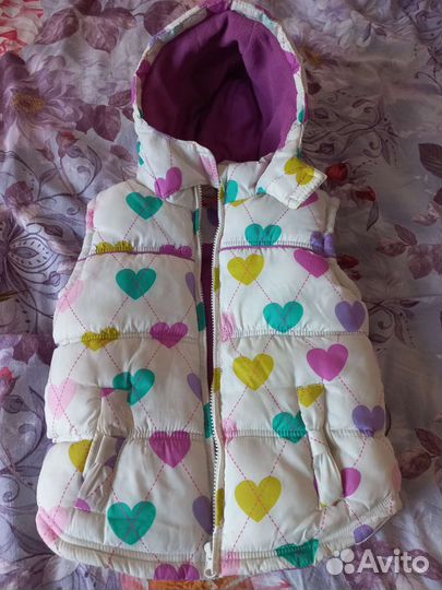Жилет для девочки рост 122-128