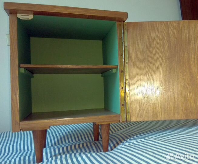 Тумба СССР прикроватная, после реставрации. Дуб