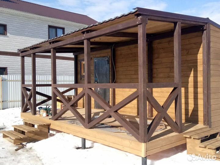 Каркасная баня не бочка, не квадро