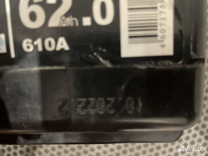 Аккумулятор 62 ач б/у