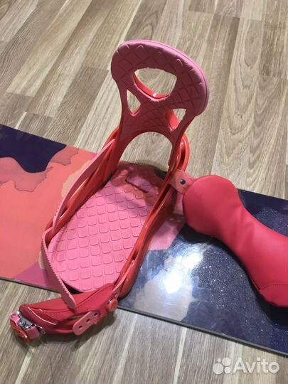 Сноуборд комплект Volki, крепления Burton