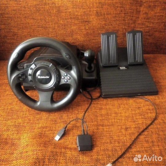 Игровой руль defender forsage drift gt