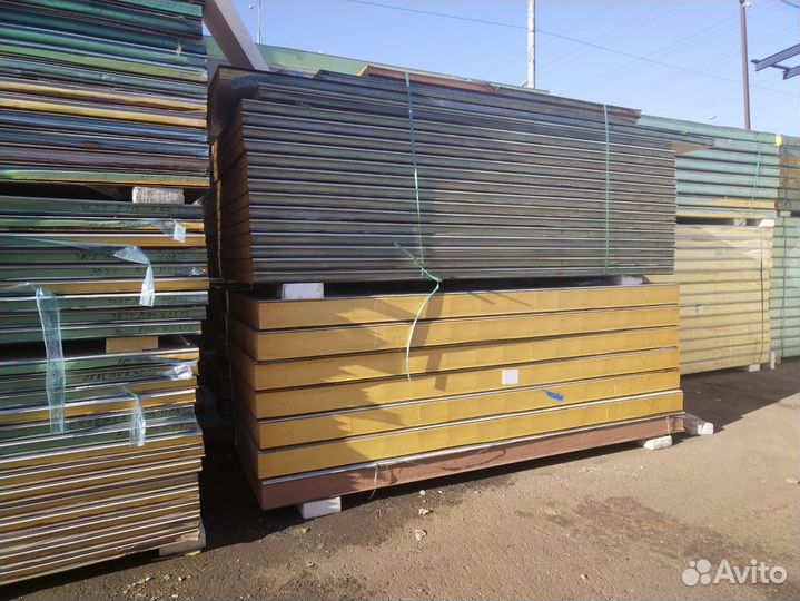 Сэндвич панели бу в наличии на складе