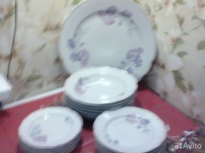 Столовый сервиз сирень дулево