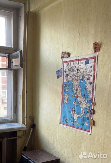Продаю декоративную карту Италии на ткани