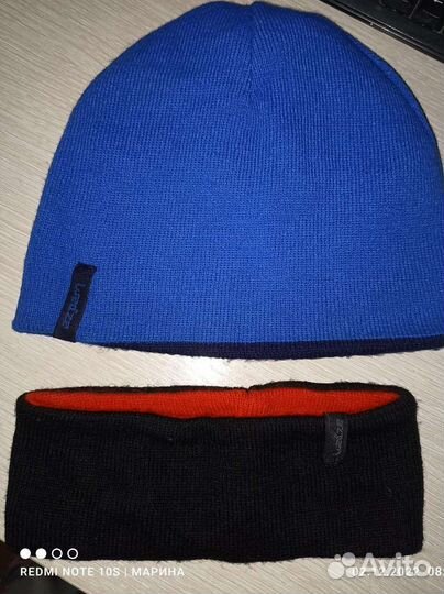 Шапка и повязка для занятий футболом