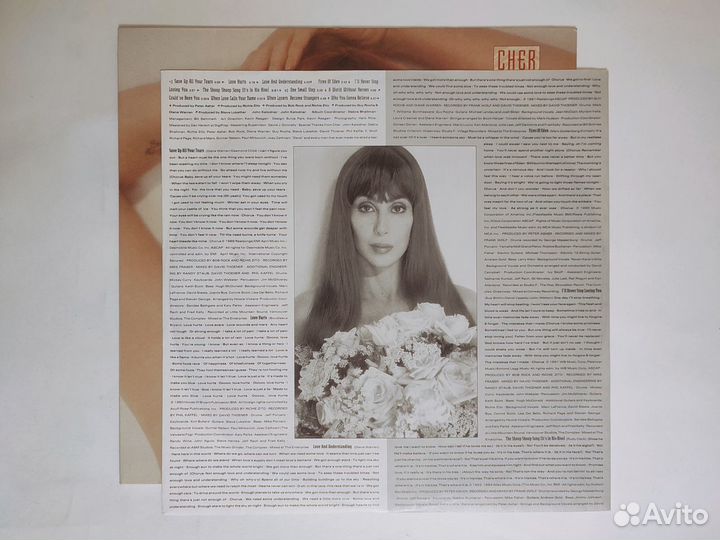 LP Cher - Love Hurts Germany Geffen 1991г