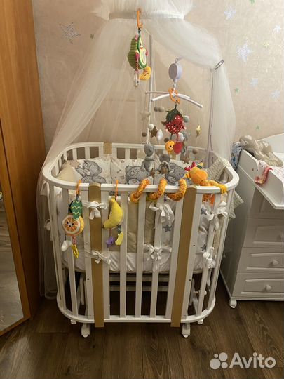 Детская кроватка трансформер