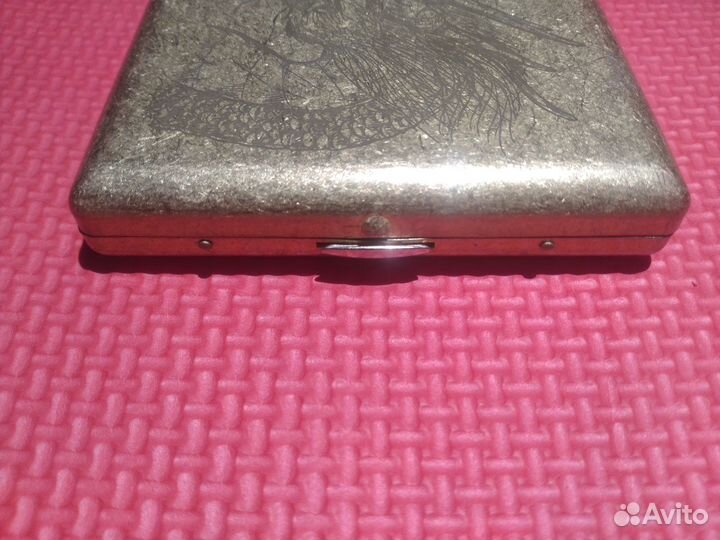 Портсигар бронза, латунь