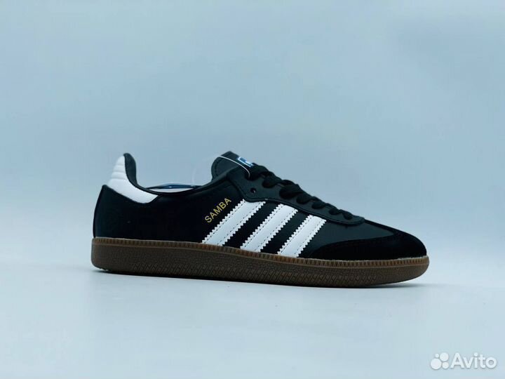 Кроссовки adidas samba og black черные 36 45