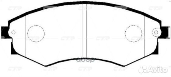 Колодки тормозные дисковые hyundai GK0457 gk0457