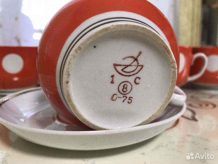 Фарфор из ссср, зик чайный(кофейный )