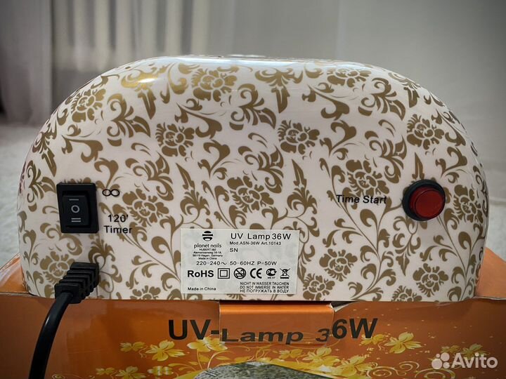Ультрафиолетовая лампа для ногтей 36 W