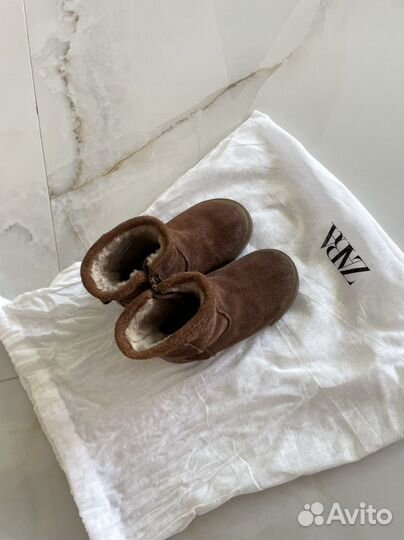 Ботинки зимние zara для девочки