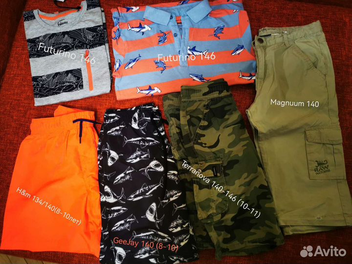 Плавательные шорты и футболки (Поло)