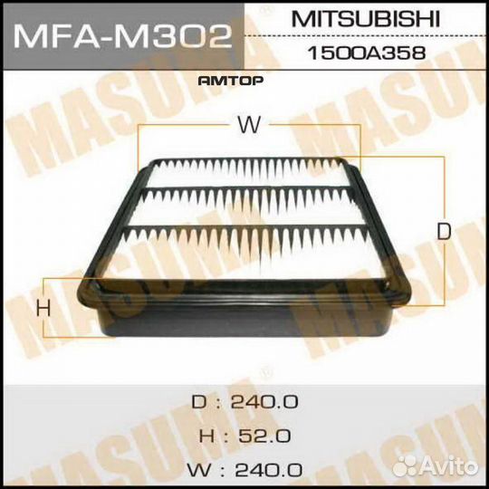 Masuma MFA-M302 Фильтр воздушный Masuma MFA-M302