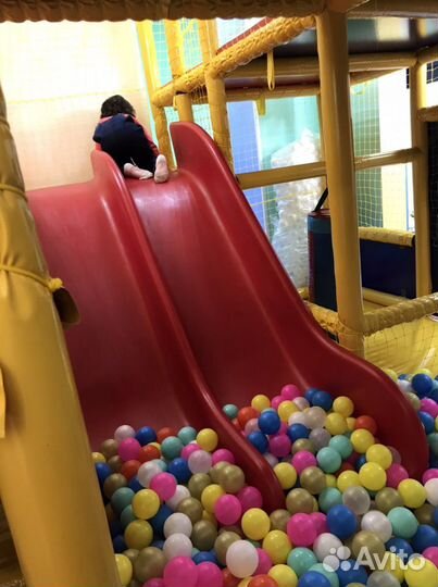 Детский игровой лабиринт, батут
