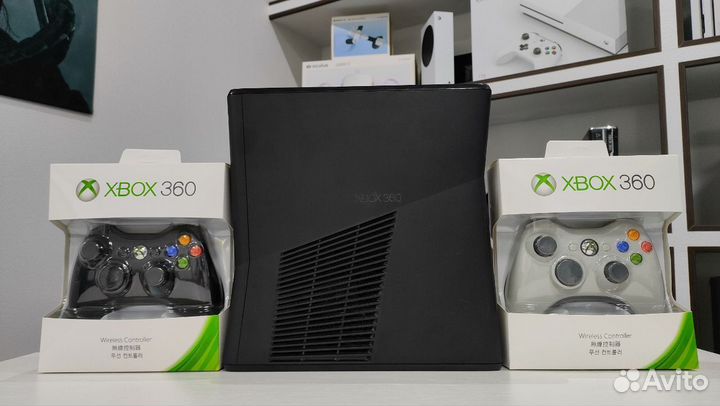 XBox 360 Slim прошитый с играми
