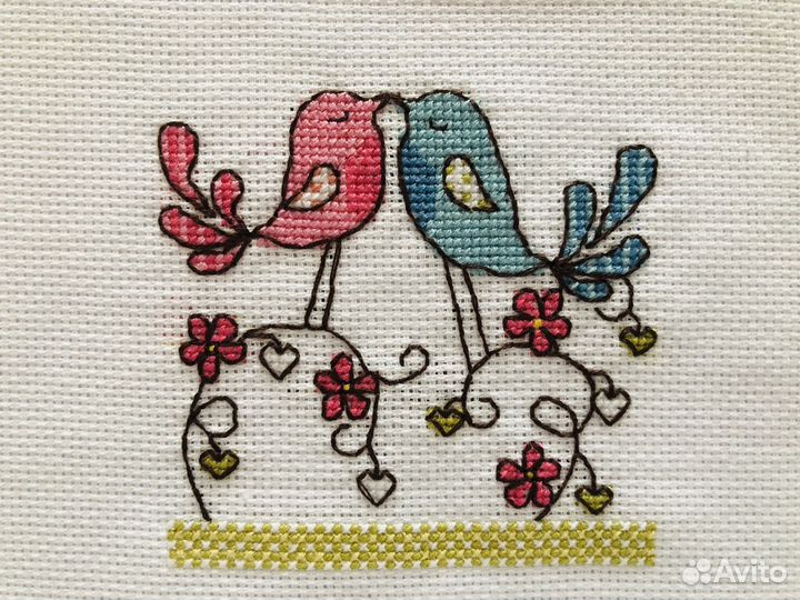 Вышивка крестиком «Влюбленность»