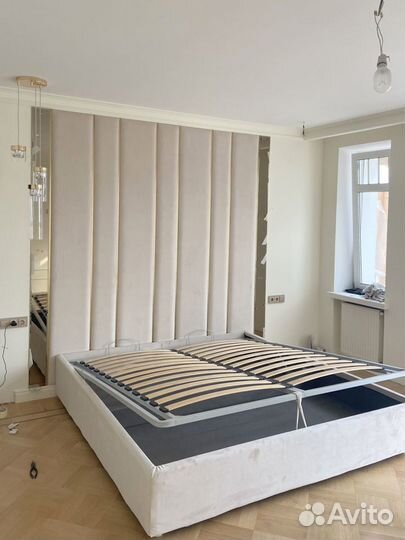 Мягкие панели для стен, кровать на заказ