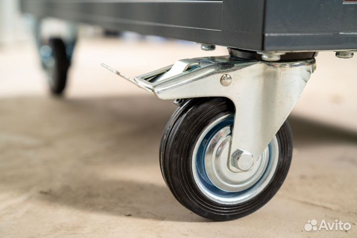 Тележка инструментальная тзи-6Pro 6 полок синяя