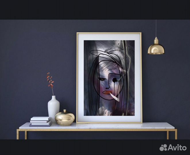 Картина интерьерная абстракция